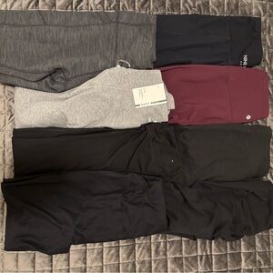 Set of 8 women’s leggings